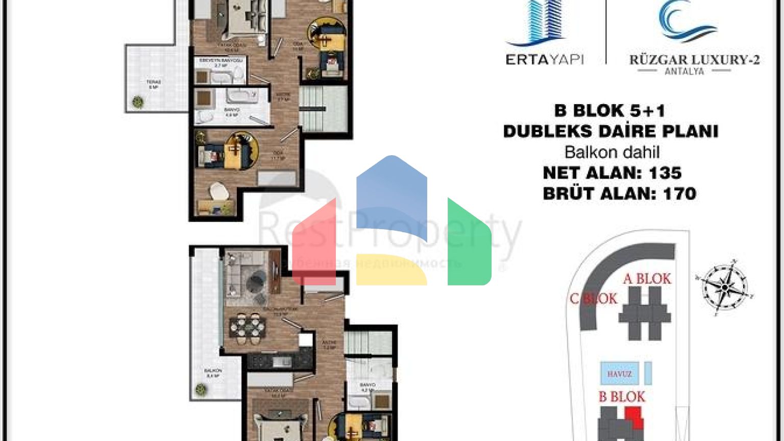 Инвестиционный проект в микрорайоне Алтынташ - Анталия