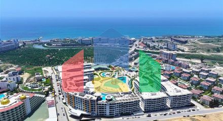 Квартира 1+1 с видом на море в комплексе премиум класса
