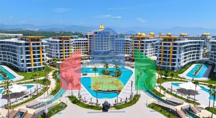 A 3+1 apartment from the owner in a large-scale project in Turkler district