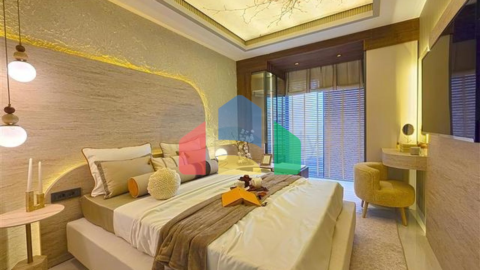 Современные апартаменты 1+1 в престижном комплексе у моря в Тюрклере