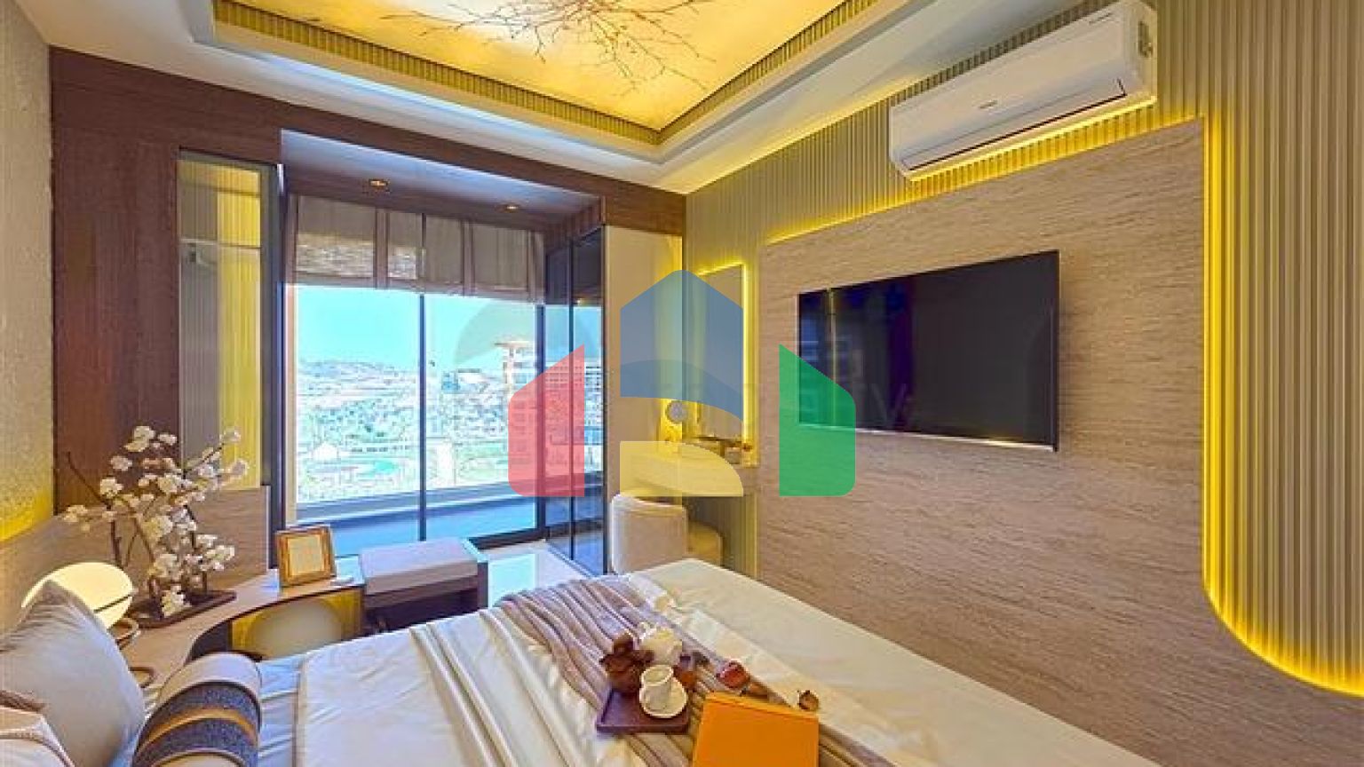 Современные апартаменты 1+1 в престижном комплексе у моря в Тюрклере