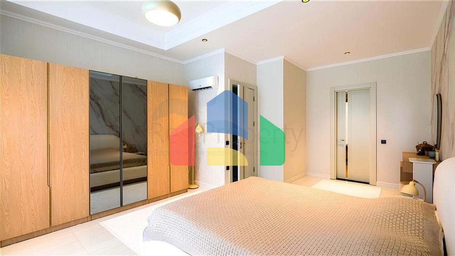 Розкішна квартира 3 + 1 з садом в елітному комплексі біля моря