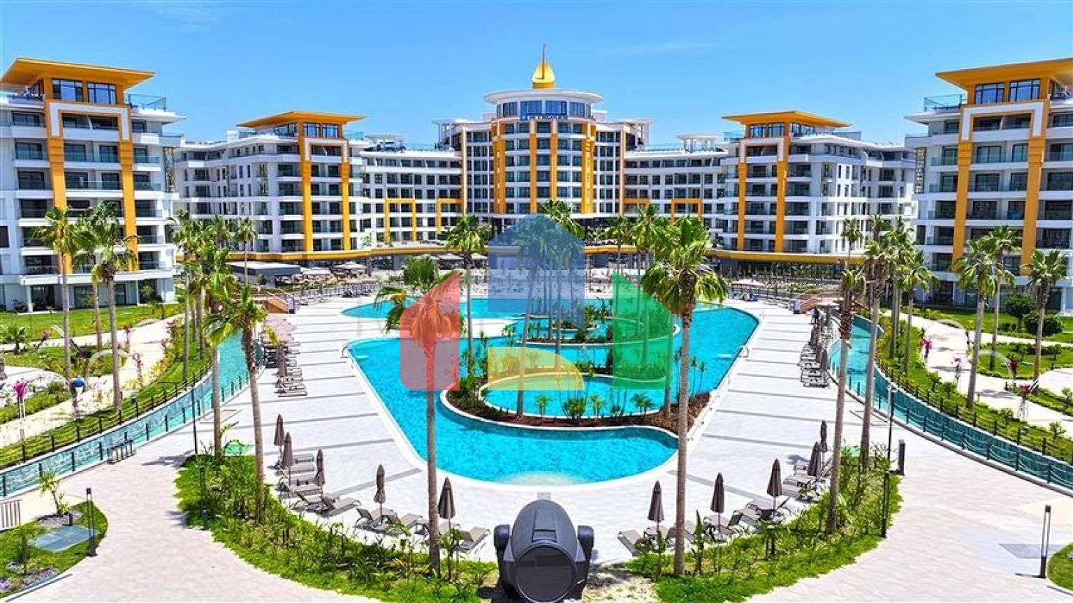 Квартира 1+1 в самом масштабном комплексе в районе Тюрклер