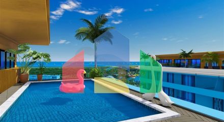 Квартира 1+1 в самом масштабном проекте в Алании в районе Тюрклер