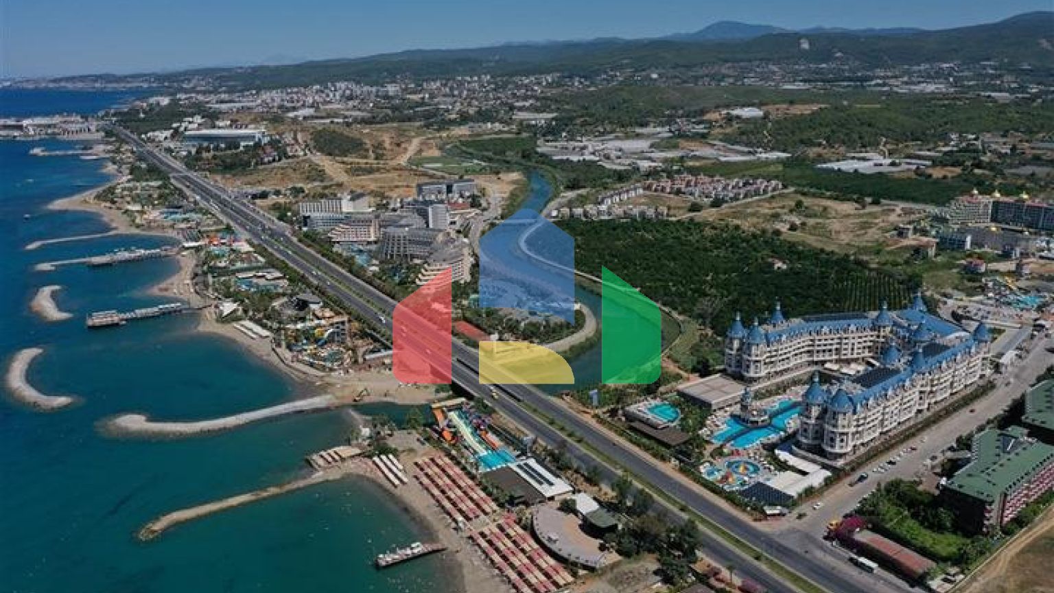 Квартира 1+1 в самом масштабном проекте в Алании в районе Тюрклер