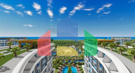 Квартира 1+1 в самом масштабном проекте в Алании в районе Тюрклер