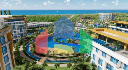 Квартира 1+1 в самом масштабном проекте в Алании в районе Тюрклер