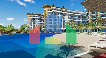 Квартира 1+1 в самом масштабном проекте в Алании в районе Тюрклер