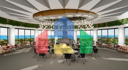 Квартира 1+1 в самом масштабном проекте в Алании в районе Тюрклер