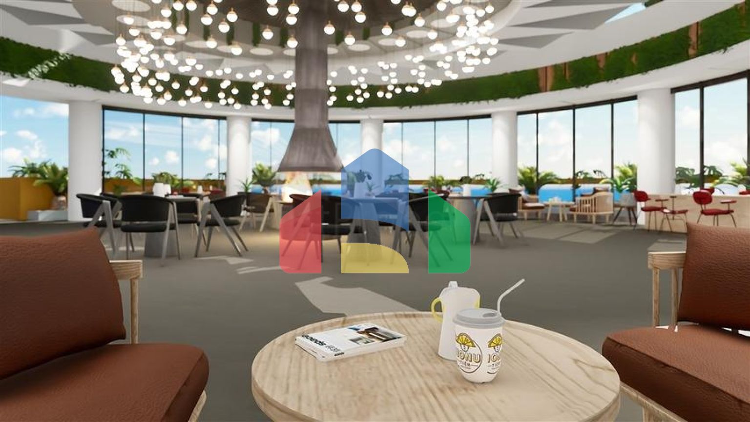 Квартира 1+1 в самом масштабном проекте в Алании в районе Тюрклер