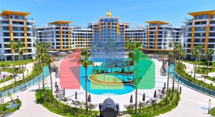 Сучасна квартира 2+1 в новому житловому комплексі біля моря в районі Тюрклер