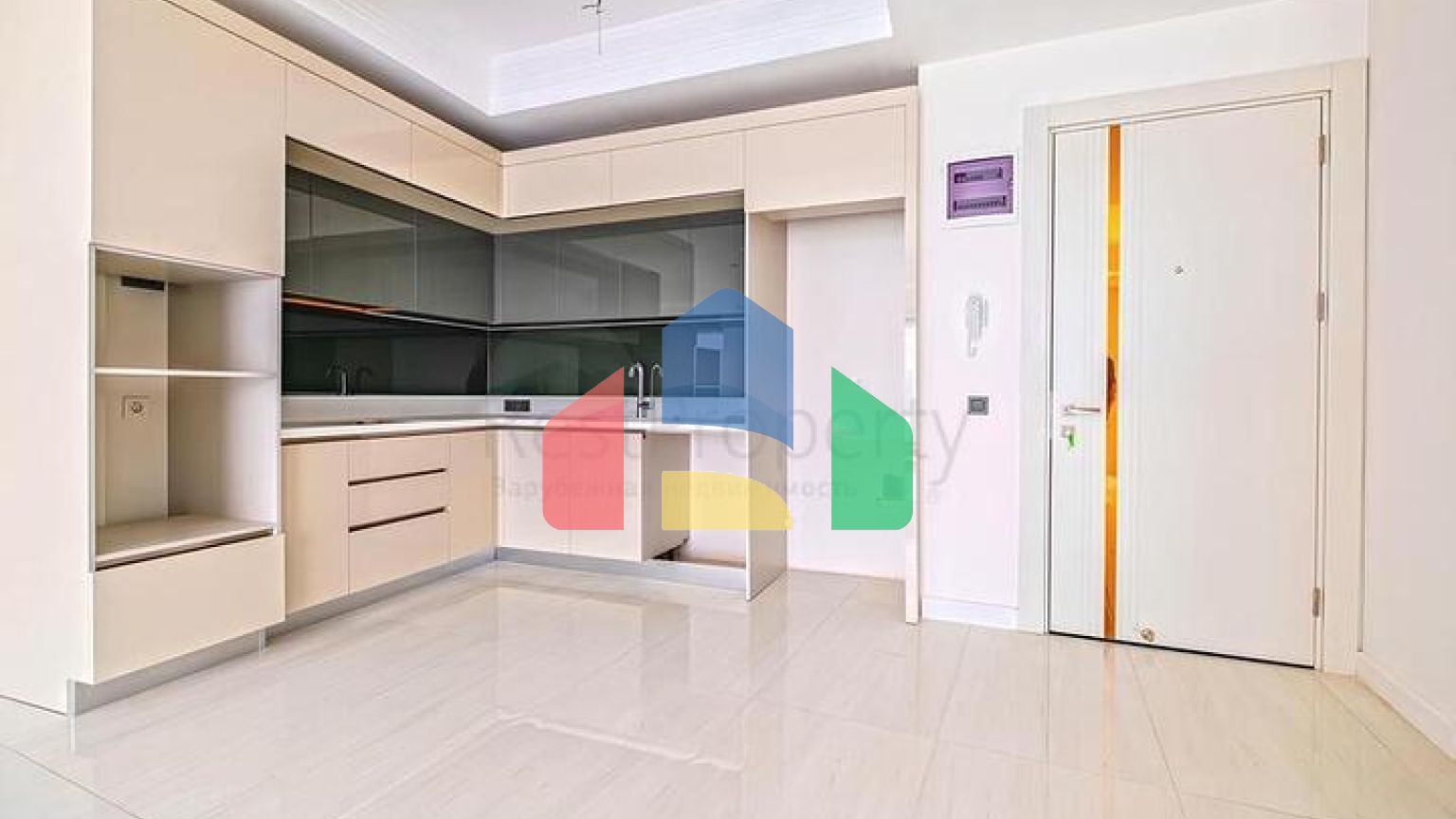 Сучасна квартира 2+1 в новому житловому комплексі біля моря в районі Тюрклер