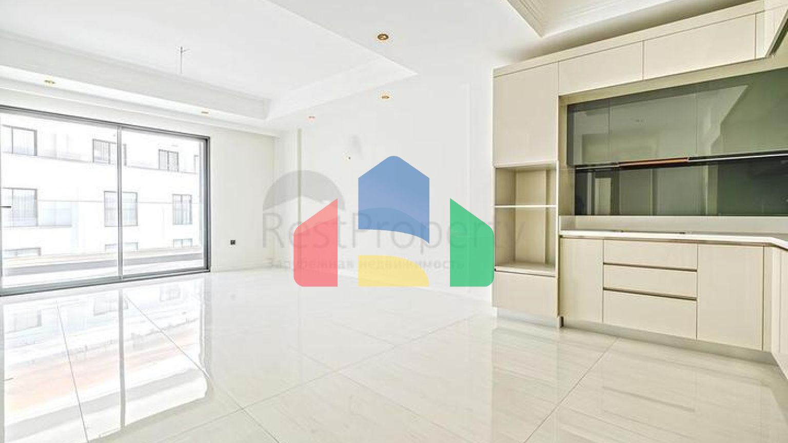 Сучасна квартира 2+1 в новому житловому комплексі біля моря в районі Тюрклер