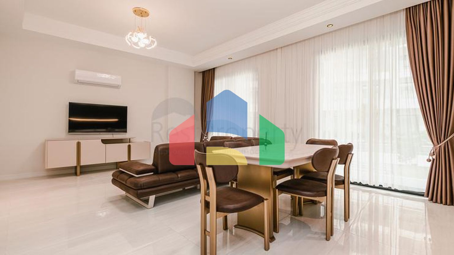 Двухкомнатный садовый дуплекс 2+1 с собственной террасой в районе Тюрклер