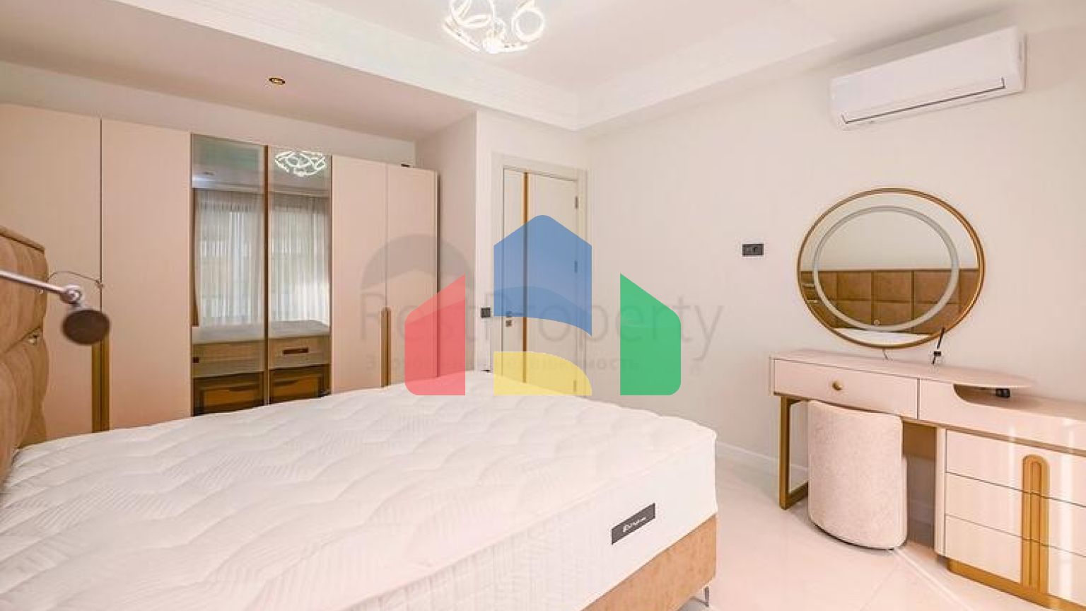 Двухкомнатный садовый дуплекс 2+1 с собственной террасой в районе Тюрклер