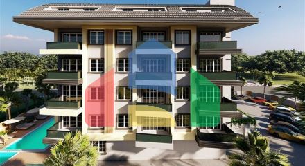 A new investment project with spacious layouts in the Pajallar area