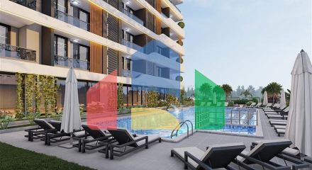 An investment project in a modern style in the Pajallar area