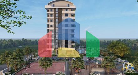 An investment project in a modern style in the Pajallar area