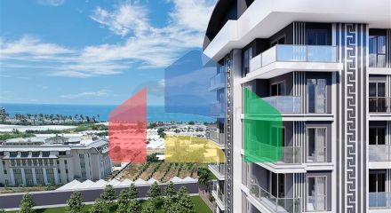 Sea View - Under construction project - In Payallar / Alanya