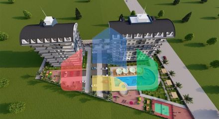Apartments in a new project for living and investment
