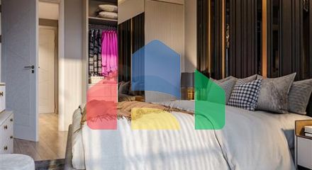 Apartments under construction in one of the resort areas of Mersin