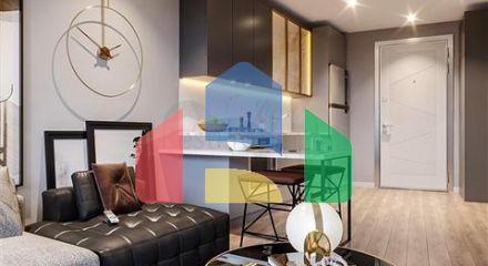 Apartments under construction in one of the resort areas of Mersin