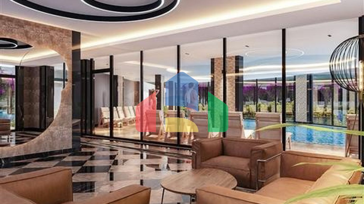 Апартаменты на стадии строительства в одном из курортных районов Мерсина