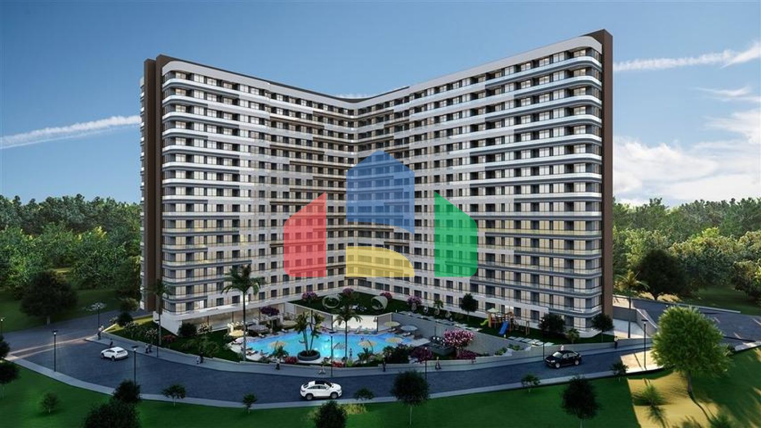 Новий перспективний проект на етапі будівництва в районі Ердемлі