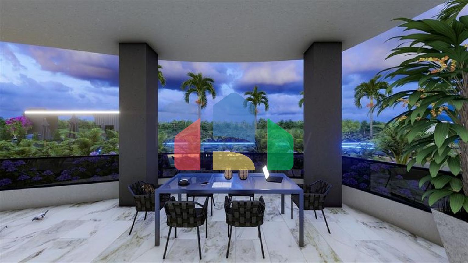 Квартири в споруджуваному комплексі в районі Томюк