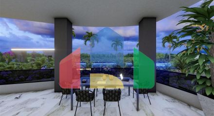 Квартири в споруджуваному комплексі в районі Томюк