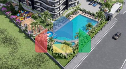 Квартири в споруджуваному комплексі в районі Томюк