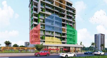 New residential complex under construction in Erdemli district
