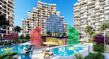 Новый комплекс премиум класса в 500 метрах от моря в районе Томюк