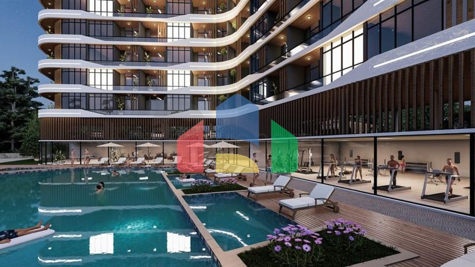 Розкішний проект на стадії будівництва в районі Аяш в 150 метрах від моря