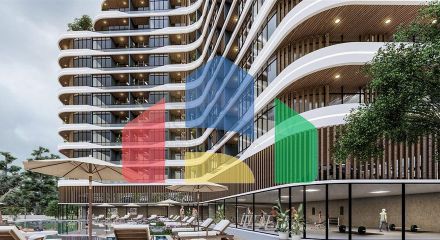 Розкішний проект на стадії будівництва в районі Аяш в 150 метрах від моря Розкішний проект на стадії будівництва в районі Аяш в 150 метрах від моря