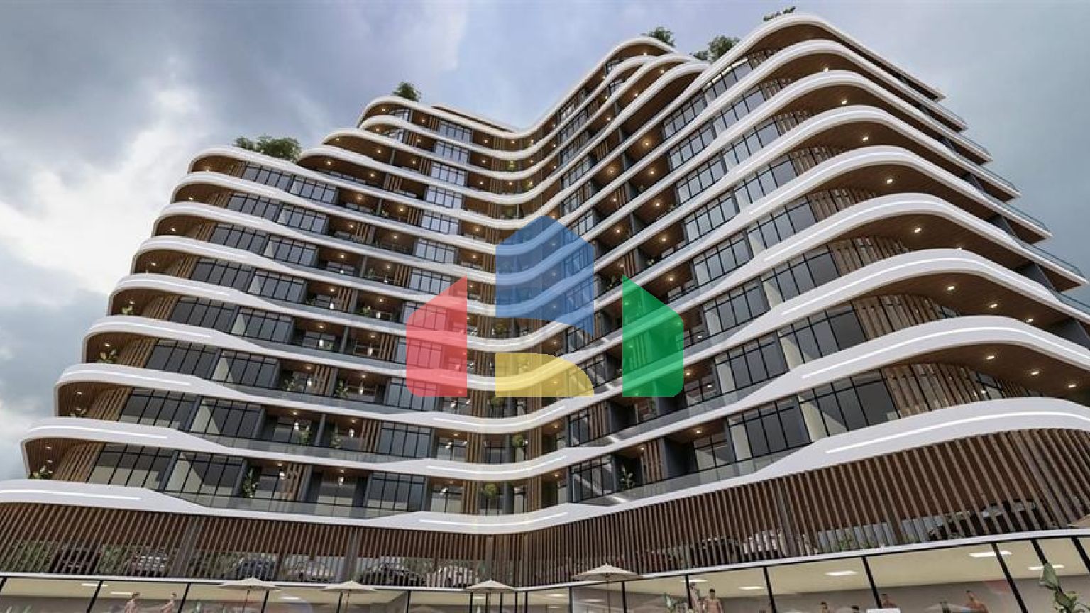 Розкішний проект на стадії будівництва в районі Аяш в 150 метрах від моря