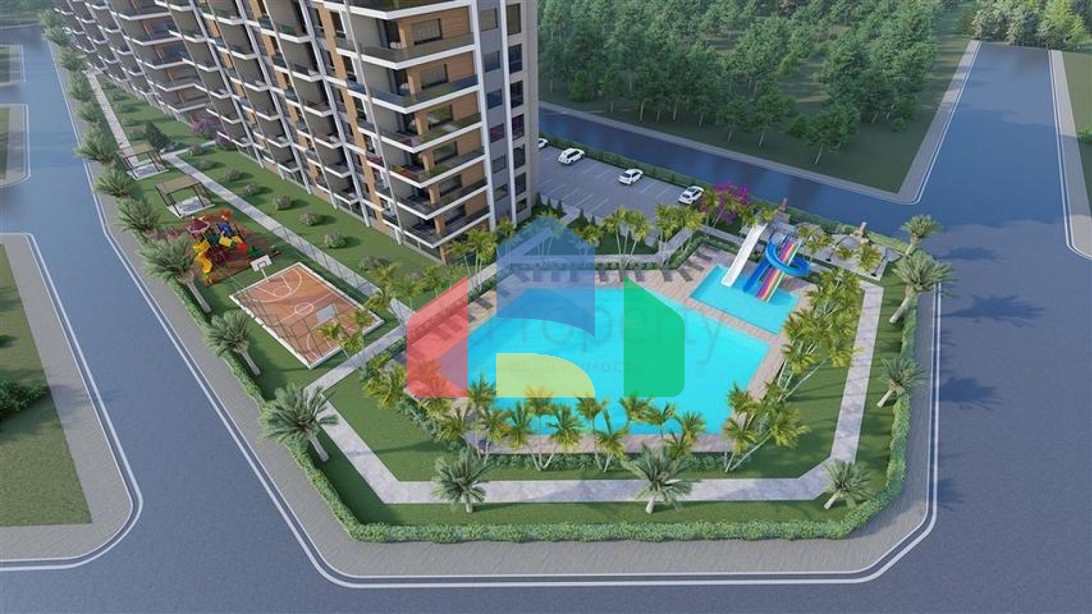 Квартиры в строящемся комплексе с богатой инфраструктурой в районе Эрдемли