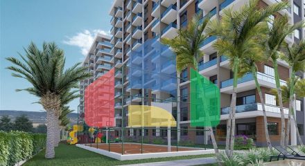 Квартиры в строящемся комплексе с богатой инфраструктурой в районе Эрдемли