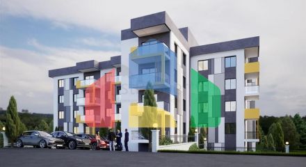 Жилой комплекс на этапе строительства в районе Коджахасанлы