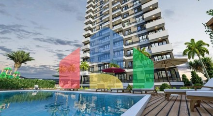 Готові квартири в новому житловому комплексі в районі Арпачбахшиш