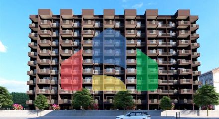 Apartments in a complex under construction in the Cheshmeli neighborhood