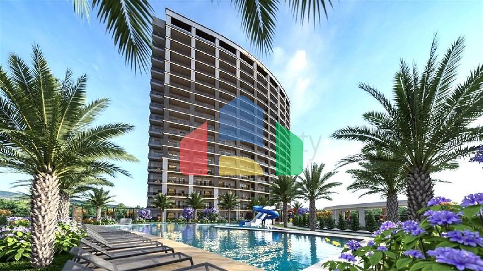 Квартиры с отельной инфраструктурой в районе Эрдемли