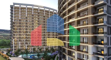 Квартиры с отельной инфраструктурой в районе Эрдемли