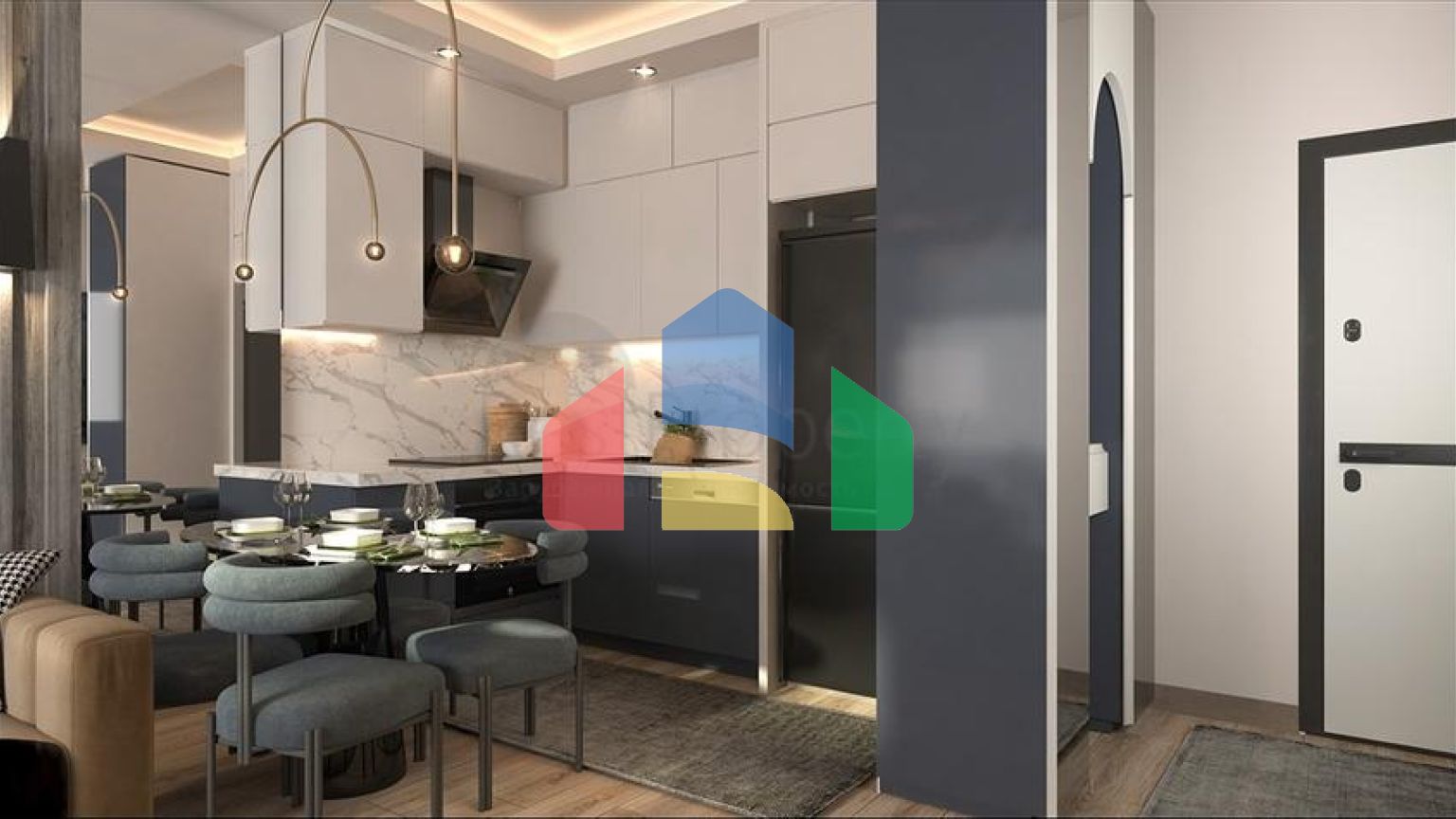 Инвестиционный проект в 400 м от моря в районе Эрдемли