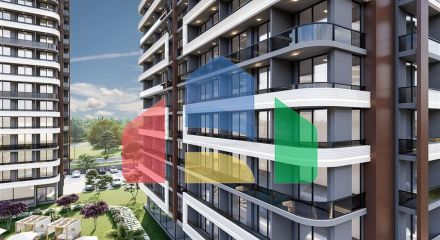 Инвестиционный проект в 400 м от моря в районе Эрдемли