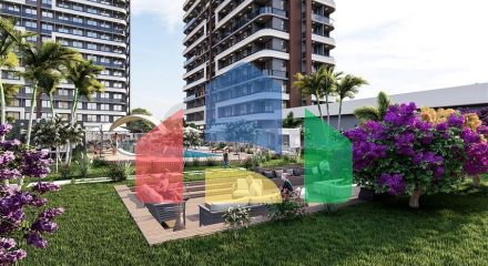 Инвестиционный проект в 400 м от моря в районе Эрдемли