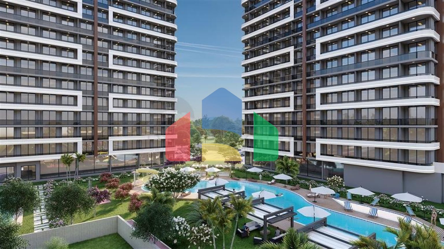 Инвестиционный проект в 400 м от моря в районе Эрдемли