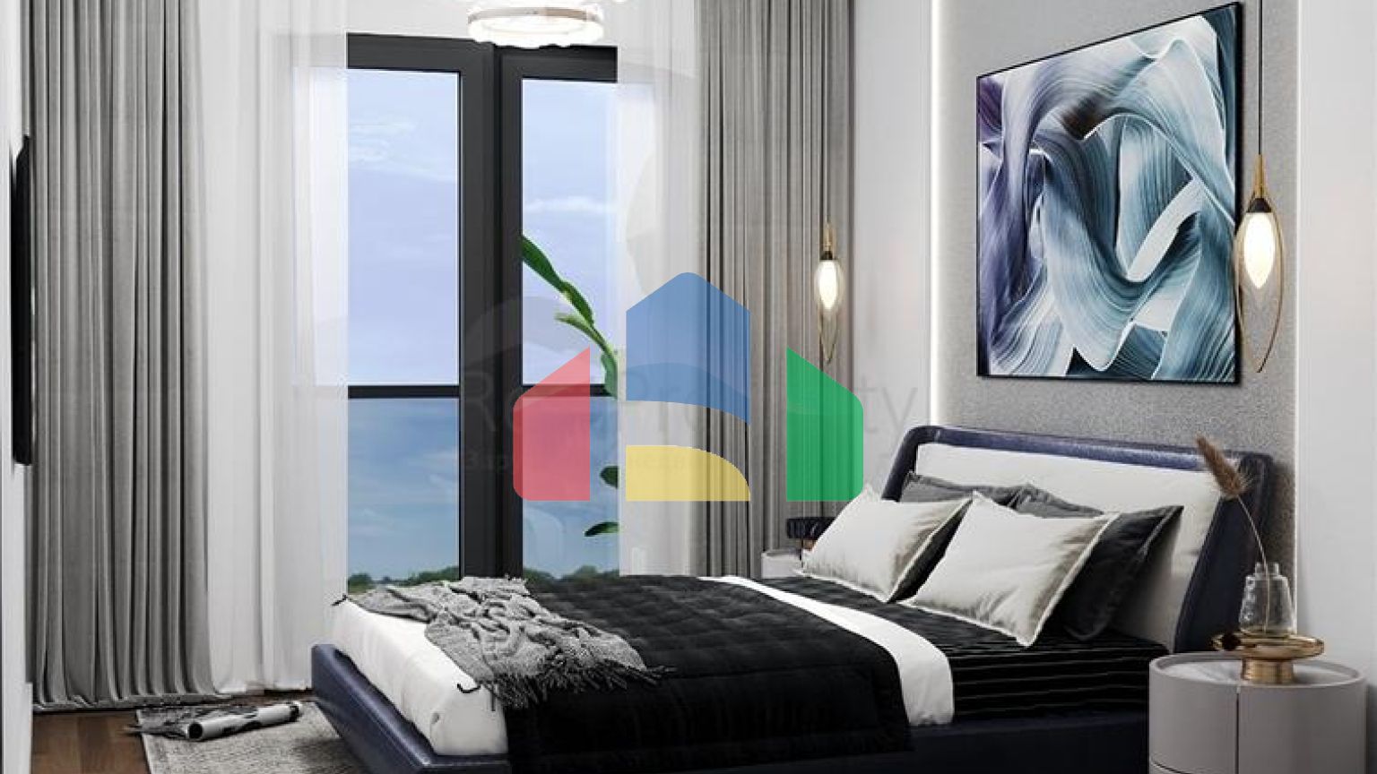 Квартири в новому споруджуваному проекті в районі Томюк в 350 метрах від моря