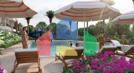 Комплекс всього в 600 метрах від моря в місті Мерсін