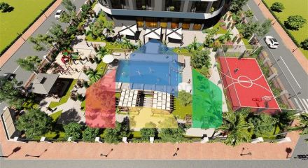 Жилой комплекс с минимальной инфраструктурой в Мерсине